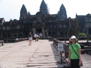 The main entrance through the outer wall of Angkor Wat.