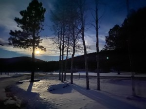 January's wolf moon.